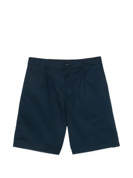 Pantaloni scurți Department 5 din poplin albastru