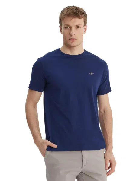 Tricou Gant albastru