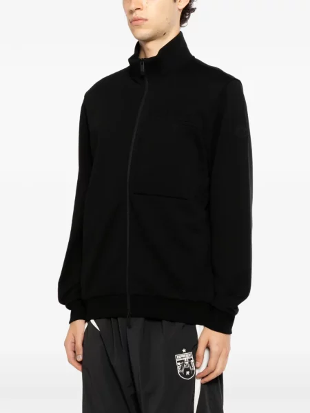 Geacă Moncler cu broderie negru