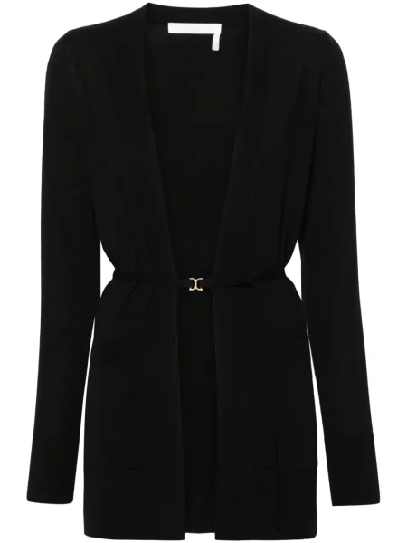 Cardigan Chloé tricotate negru