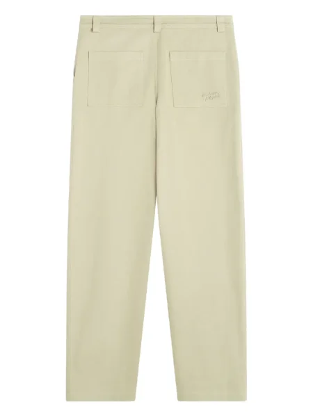 Pantaloni Maison Kitsune cu broderie