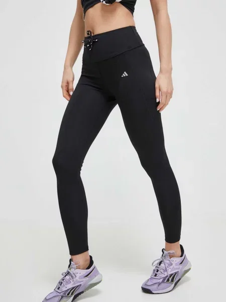 Adidas Performance legginsy do biegania Run Essential gładkie czarny