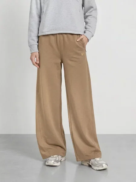 Under Armour Tepláky Unstoppable Flc Open khaki