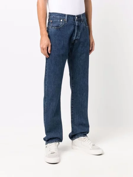 Straight fit džíny Levi's 501 modré