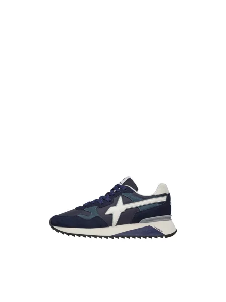 Sneakersy W6yz zamszowe niebieskie