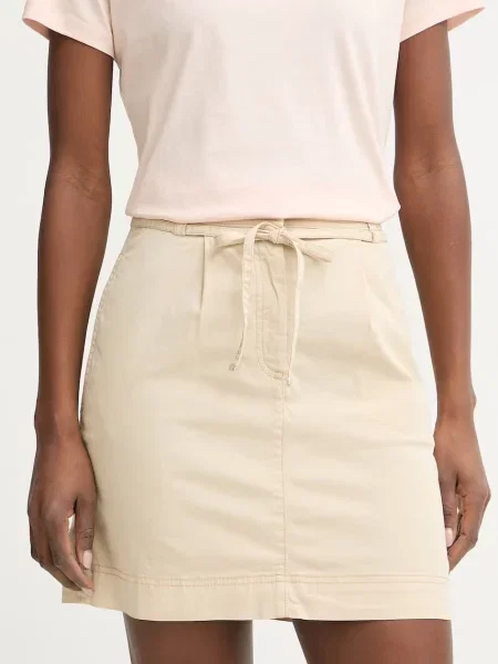BOSS Orange fustă din C Varachute-D bej