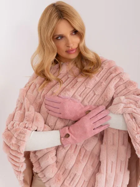 Mănuși Wool Fashion Italia roz