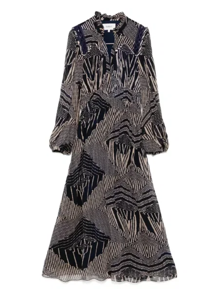 Rochie maxi Ba&sh de costum albastru