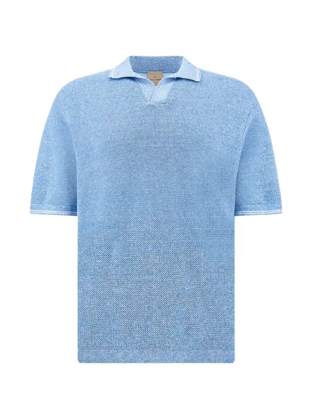 Gulerat tricou Paul & Shark albastru