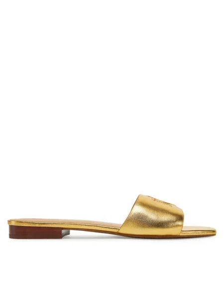 Papuci Lauren Ralph Lauren auriu