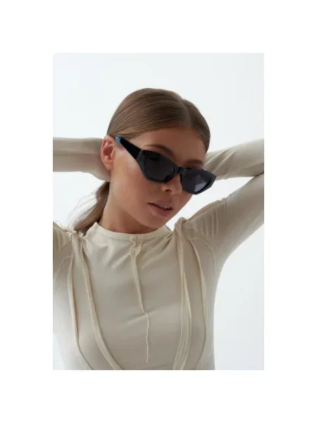 Окуляри від сонця лисички Estro чорні