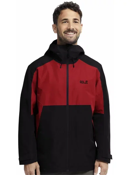 Вітровка Jack Wolfskin червоний
