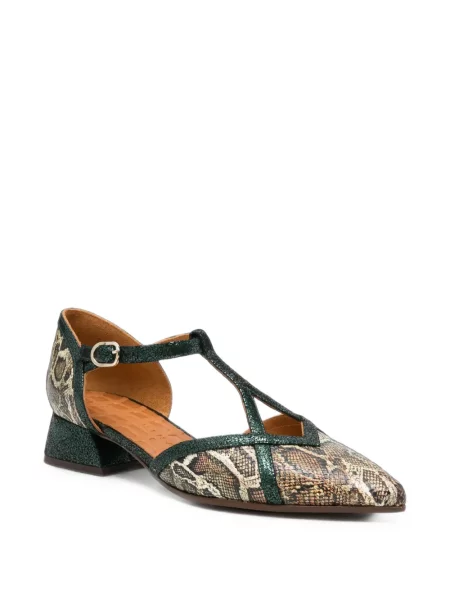 Pantofi cu toc Chie Mihara din piele cu imagine cu model piele de șarpe