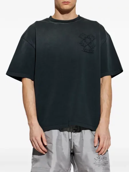 Tricou Amiri scurt negru