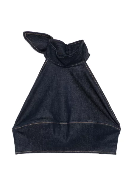 Сутиен Monse с панделка връзки синьо