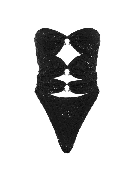 Strój kąpielowy Philipp Plein czarny