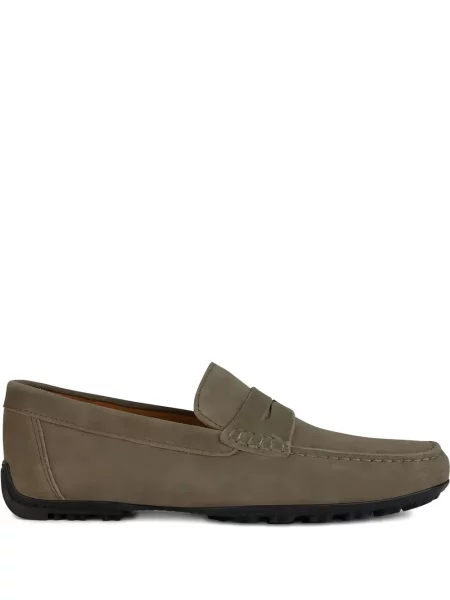 Pantofi loafer Geox din piele de căprioară