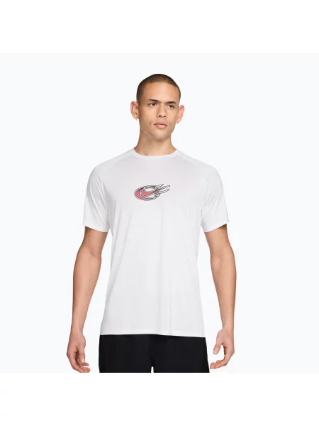 Tricou de alergare pentru bărbați Nike Stride white alb