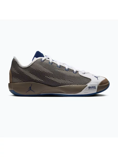 Férfi kosárlabda cipő Nike Jordan Luka 77 olive grey/white/midnight navy. Méret: 45 EU fehér