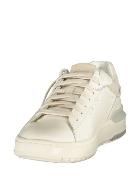 Pantofi alergare Clarks din piele alergare alb