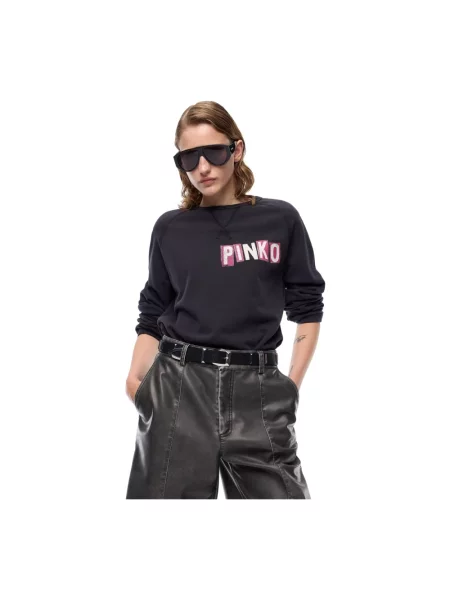 Bluza Pinko z logo czarna