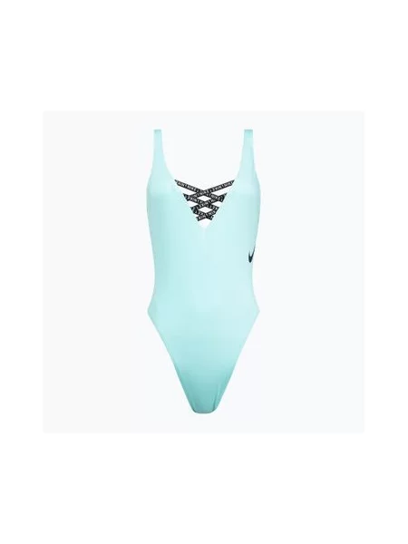 Купальник суцільний Nike Sneakerkini U-Back блакитний