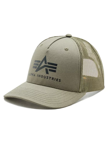 ALPHA INDUSTRIES Kšiltovka olivová / černá khaki