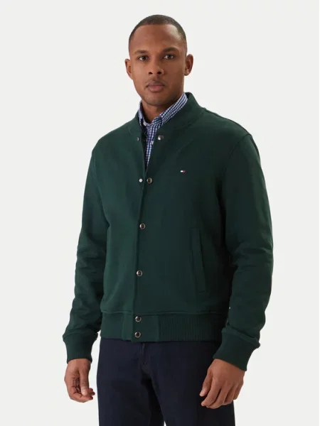 Tommy Hilfiger Bomber striukė Essential žalia