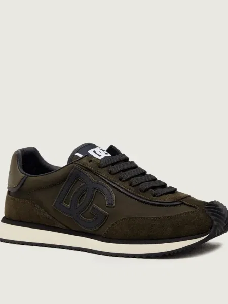 Sneakerși Dolce & Gabbana din piele de căprioară