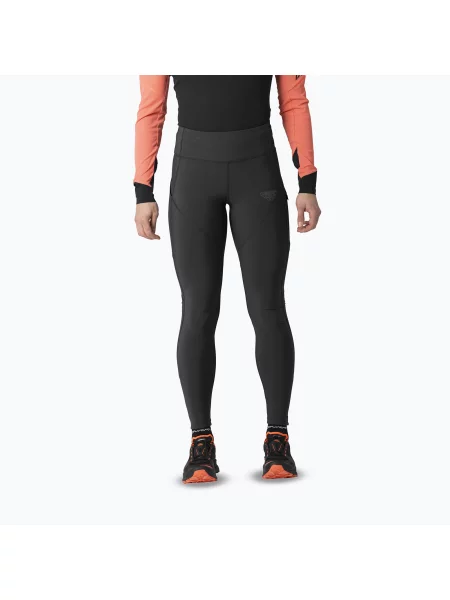 Legginsy do biegania DYNAFIT Winter Running black out czarne
