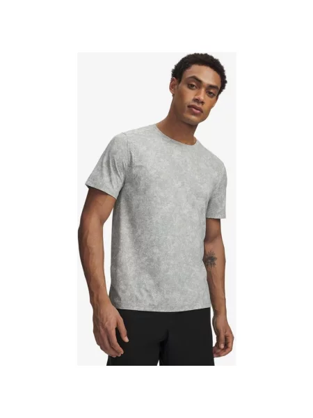 Koszulka z krótkim rękawem Under Armour Velociti Pro Print jasny S szary