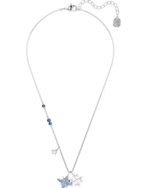 Naszyjnik Swarovski szary