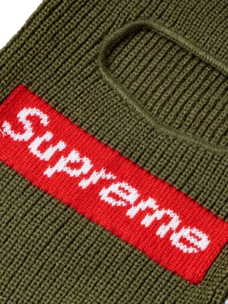 Megztas kepurė Supreme žalia