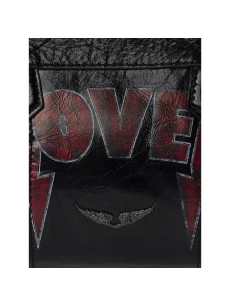 ZADIG&VOLTAIRE torebka skórzana czarny