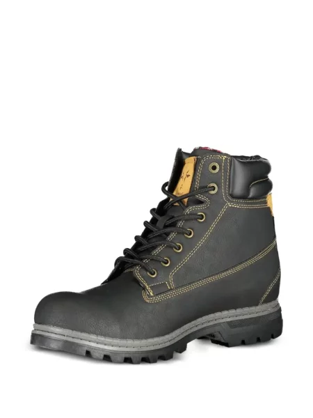 Botine Carrera cu șireturi din dantelă negru