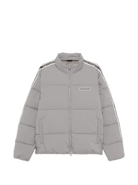 Geacă Ea7 Emporio Armani cu autograf gri