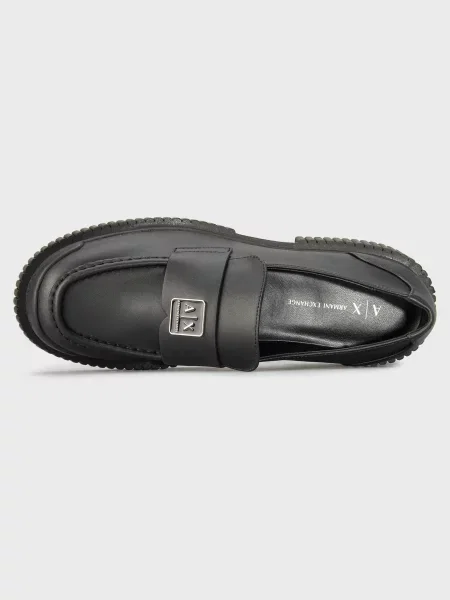 Лоферы Armani Exchange черные