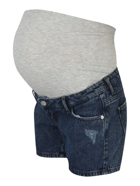 Only Maternity Jeans albastru denim / amestecat gri