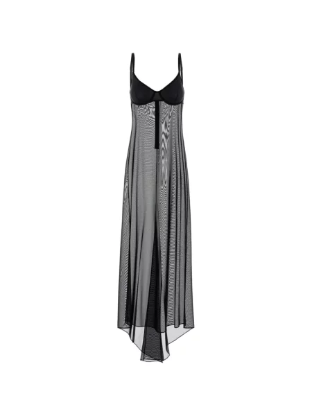 Rochie Balenciaga din tul de costum negru