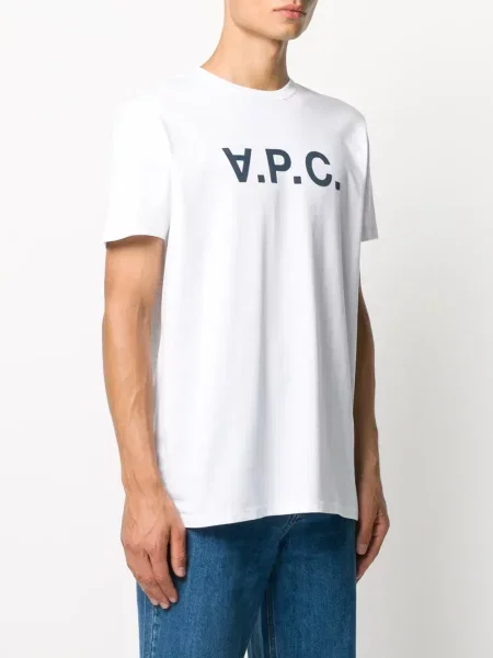 Tričko A.p.c. s potiskem bílé