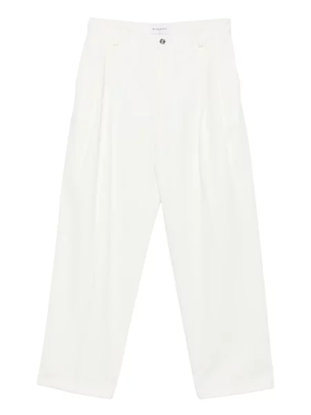 Pantaloni Givenchy plisate alb