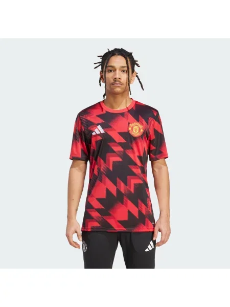 Koszulka przedmeczowa Manchester United czerwona