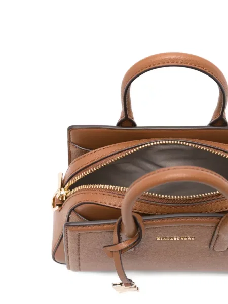 Geanta de piele Michael Michael Kors din piele maro