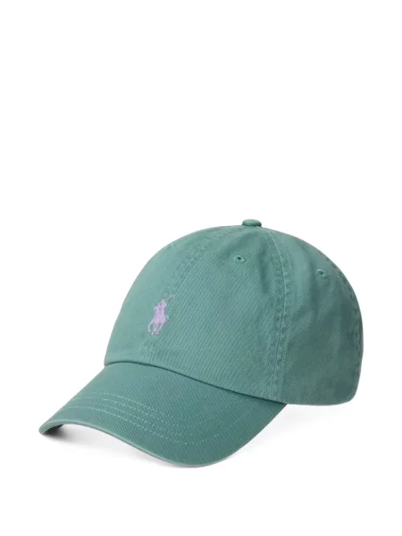 Baseball sapka Polo Ralph Lauren autogrammal zöld