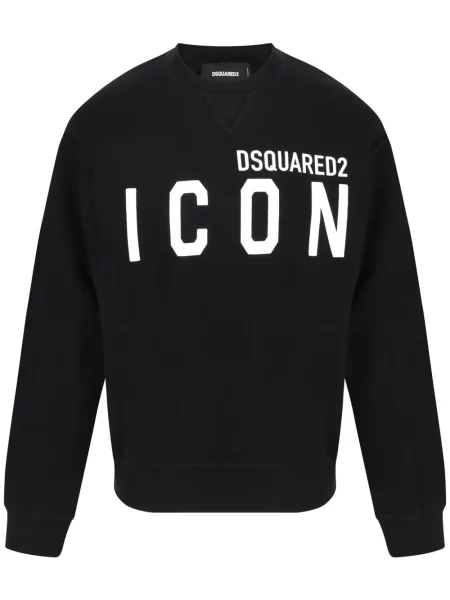 Hanorac Dsquared2 cu imagine negru
