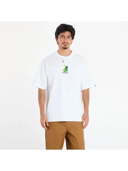 Tricou A BATHING APE Apple Graphic By Bathing Ape Relaxed Fit Tee White S alb
