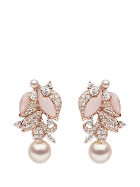 Обеци Yoko London розово