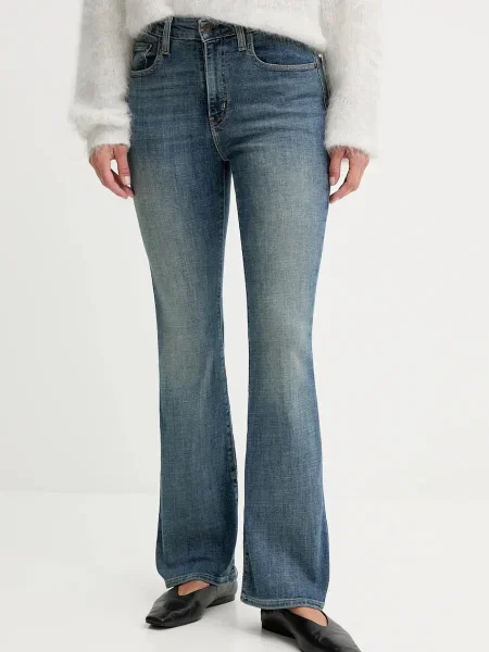 Levi's jeans high waist albastru