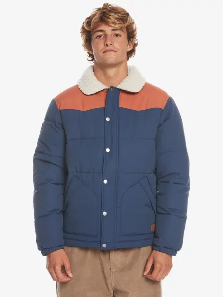 Quiksilver Pernata jakna The Puffer Jckt tamnoplava