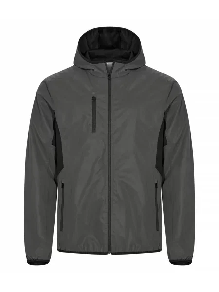 Clique Wiatrówka Willmar odblaskowa – Reflective grey szara